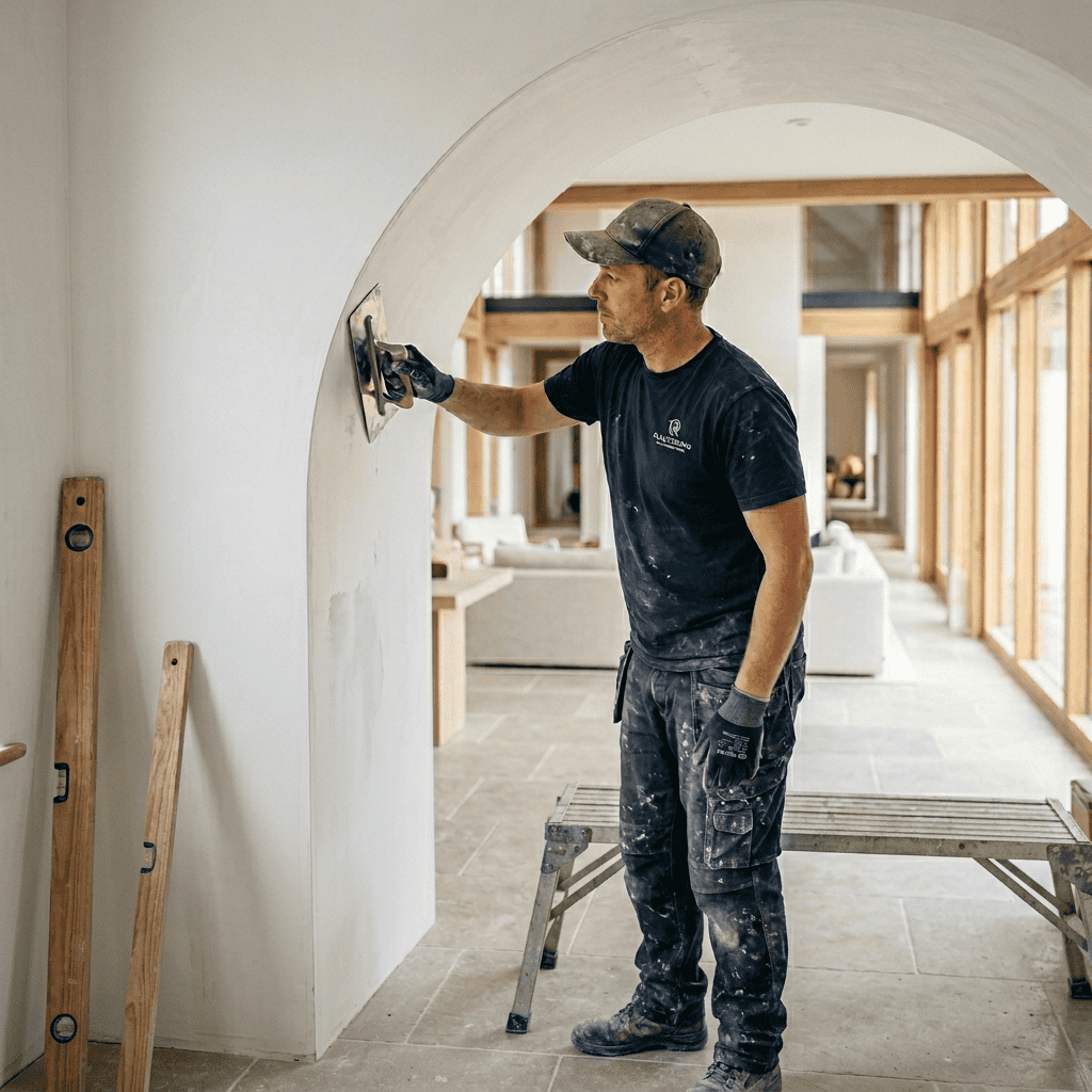Fine Touch Plasterers — finished interior space